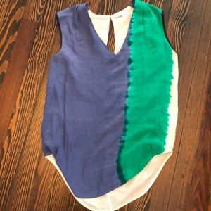 Sandro watercolor silk top